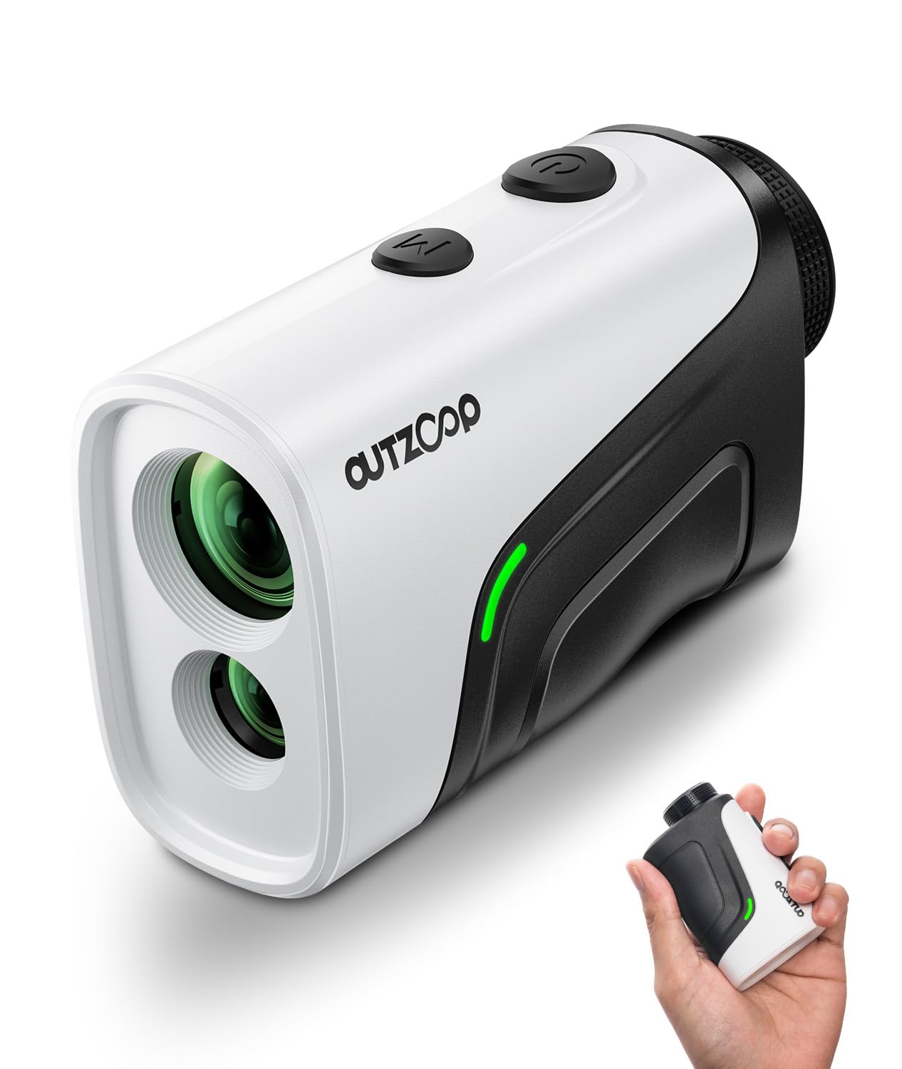 OUTZOOP Golf Laser Rangefinder OLED Fastest Compact and Optical Vibration IP54 Includes Carrying B1000PROF Red/Green Display, 3-Point Measurement,
OUTZOOP Golf Laser Rangefinder OLED Fastest Compact and Optical Vibration IP54 Includes Carrying B1000PROF Red/Green Display, 3-Point Measurement,