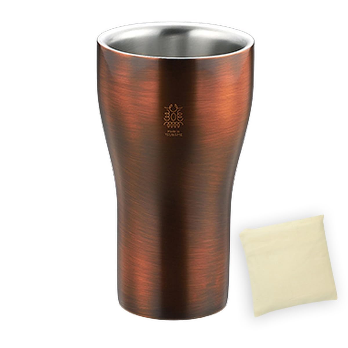 Tumbler Stainless Steel Double Structure Bronze Finish 300ml Made in Japan Eco Bag Made in J-kitchens 18/8 Copper-Plated (Includes Vietnam)
Tumbler Stainless Steel Double Structure Bronze Finish 300ml Made in Japan Eco Bag Made in J-kitchens 18/8 Copper-Plated (Includes Vietnam)