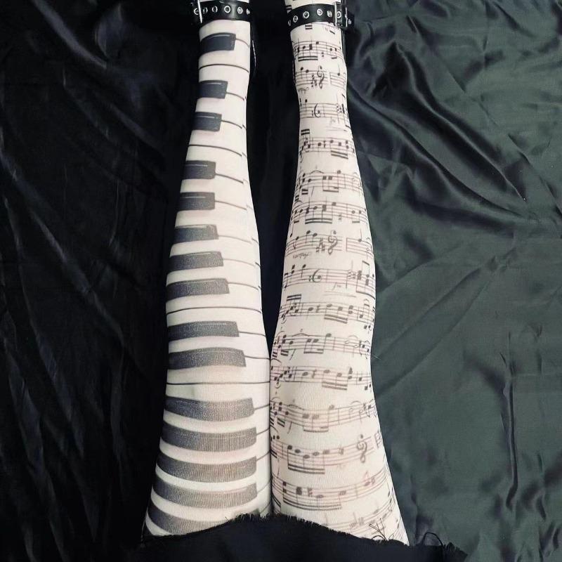 Women Sexy Piano Stockings Female Black White Thigh High Stocking Ultra Thin Transparent Pantyhose Free Size One Size
Women Sexy Piano Stockings Female Black White Thigh High Stocking Ultra Thin Transparent Pantyhose Free Size One Size