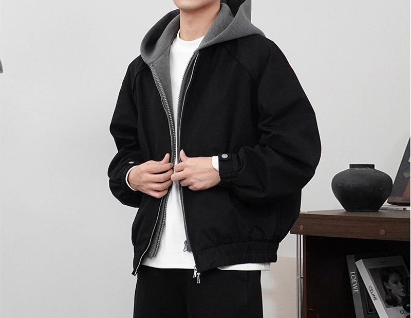 Men s Heavyweight Street Style Hooded Jacket: American Deconstructed Faux Two-Piece for Autumn/Winter XL чорний
Men s Heavyweight Street Style Hooded Jacket: American Deconstructed Faux Two-Piece for Autumn/Winter XL чорний