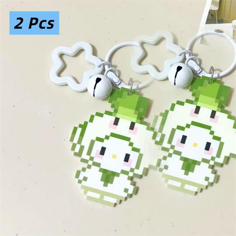 2 шт. Милый пиксельный стиль Sanrio Hello Kitty Колокольчик Звезда Брелок Подвеска Девушка Цепочка для телефона Шарм для CCD-камеры Аксессуары Брелок Подарки
2 шт. Милый пиксельный стиль Sanrio Hello Kitty Колокольчик Звезда Брелок Подвеска Девушка Цепочка для телефона Шарм для CCD-камеры Аксессуары Брелок Подарки