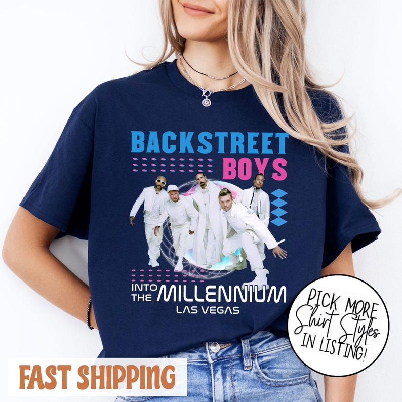 Backstreet Boys Into The Millennium Tour 2025 Shirt Backstreet Boys BSB Band Rock Shirt In My BSB Era Since 93 4XL
Backstreet Boys Into The Millennium Tour 2025 Shirt Backstreet Boys BSB Band Rock Shirt In My BSB Era Since 93 4XL