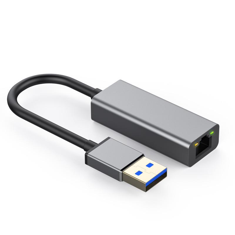 USB-C to Gigabit Ethernet Adapter with RTL8153B Chip for Phones and Laptops USB3.0 Gray
USB-C to Gigabit Ethernet Adapter with RTL8153B Chip for Phones and Laptops USB3.0 Gray