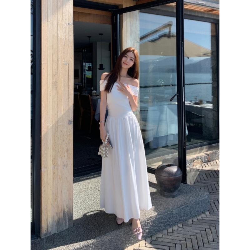 Two wear black one-word shoulder dress, women s high-end temperament off-the-shoulder waist long dress, tube top skirt XL
Two wear black one-word shoulder dress, women s high-end temperament off-the-shoulder waist long dress, tube top skirt XL