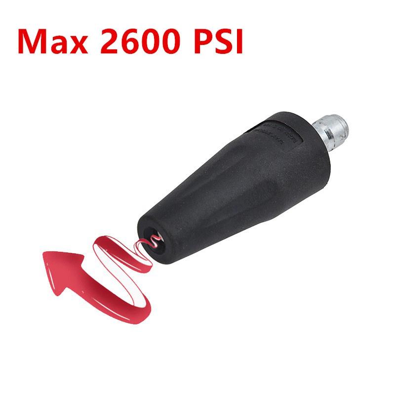2600 фунтов на квадратный дюйм Вращающийся бластер Turbo Jet Nozzle Connector для мойки автомобилей Мойка водяного пистолета высокого давления
2600 фунтов на квадратный дюйм Вращающийся бластер Turbo Jet Nozzle Connector для мойки автомобилей Мойка водяного пистолета высокого давления