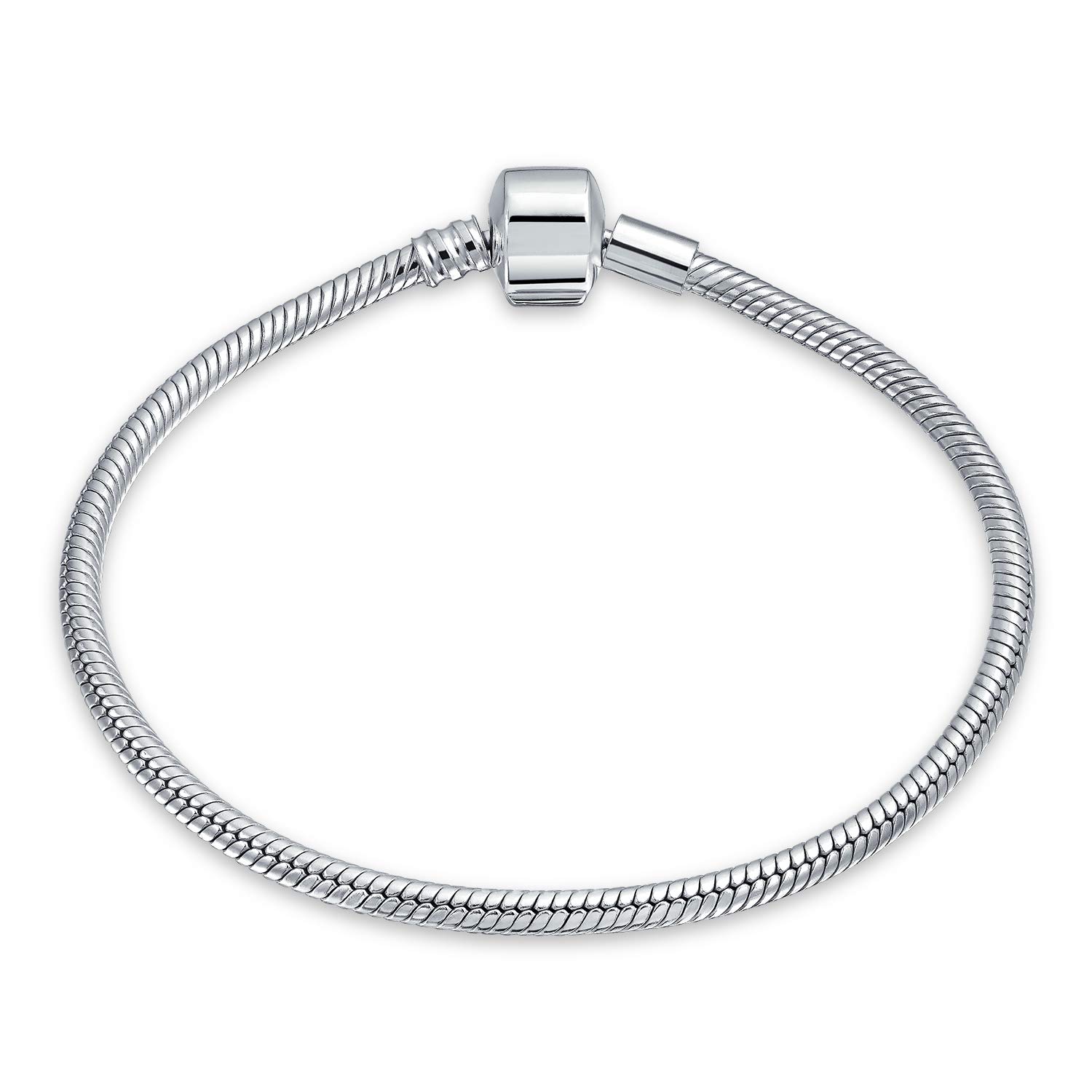 Personalize Teen Barrel Clasp Fit European Charm Bracelet Sterling Silver 8 Inch Customizable Initial Alphabet Starter Snake Chain Women s .925 A-Z
Personalize Teen Barrel Clasp Fit European Charm Bracelet Sterling Silver 8 Inch Customizable Initial Alphabet Starter Snake Chain Women s .925 A-Z