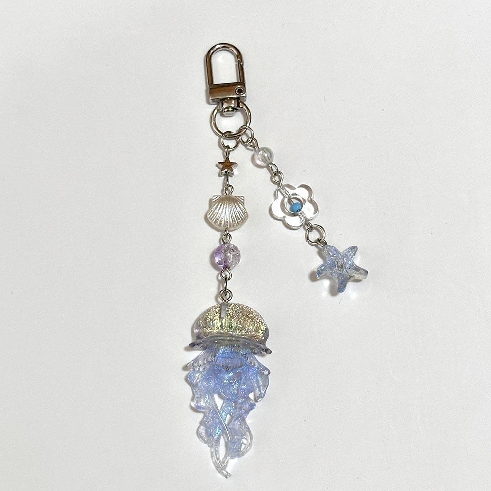Ocean Theme Bag Charm Stylish Jellyfish Pendant Keychain Marine Creatures Phone Charm Metal Hanging Decoration Gift For Phone
Ocean Theme Bag Charm Stylish Jellyfish Pendant Keychain Marine Creatures Phone Charm Metal Hanging Decoration Gift For Phone