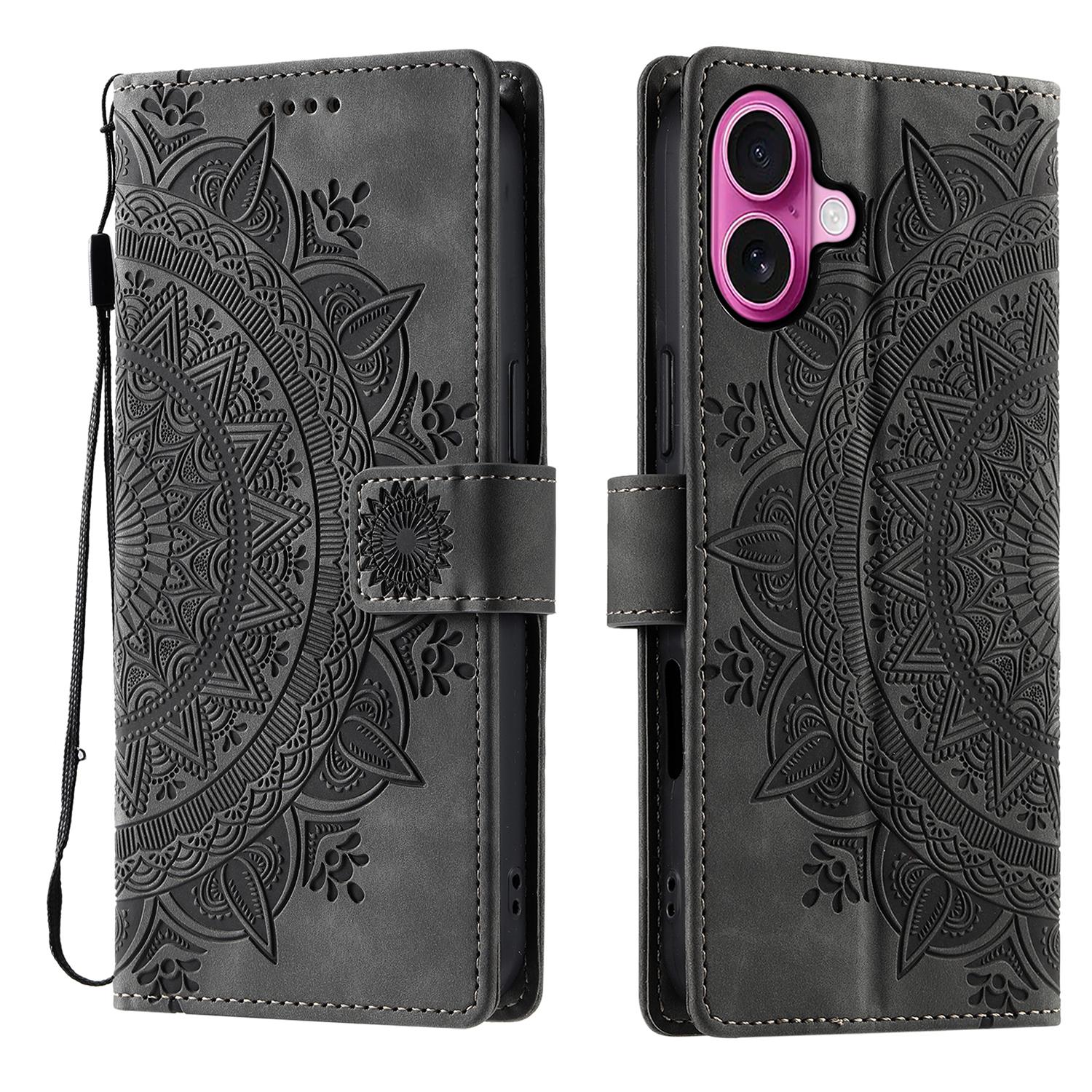For iPhone 17 Case Imprinted Totem Skin Feel Wallet Leather Phone Cover with Hand Strap
For iPhone 17 Case Imprinted Totem Skin Feel Wallet Leather Phone Cover with Hand Strap