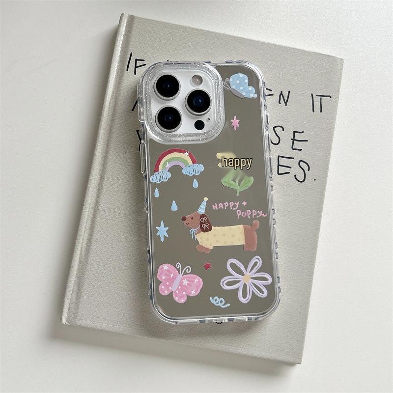 Floral Sausage Dog Chain Makeup Mirror Phone Case for iPhone 17/16 Pro Max/15 Pro. Apple 16 Pro Max
Floral Sausage Dog Chain Makeup Mirror Phone Case for iPhone 17/16 Pro Max/15 Pro. Apple 16 Pro Max