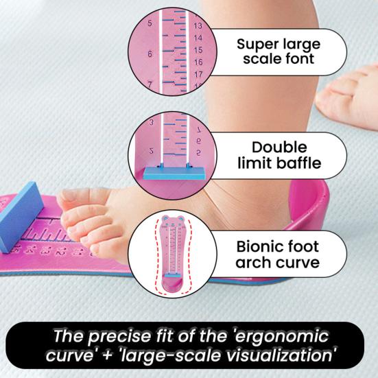 Yousheng Shoe Size Measuring Device Infant Kids Foot Length Measure Gauge Shoe Sizer Ruler Home Feet Measurer Accurate Measurement Chart розовый
Yousheng Shoe Size Measuring Device Infant Kids Foot Length Measure Gauge Shoe Sizer Ruler Home Feet Measurer Accurate Measurement Chart розовый