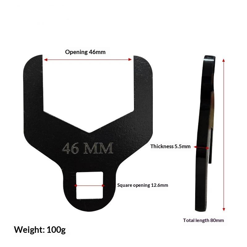 1Pcs Universal Car Timing Belt Spanner Alloy Steel 41Mm 46Mm Water Pump Wrench Timing Belt Tension Spanner Removal Tool A2
1Pcs Universal Car Timing Belt Spanner Alloy Steel 41Mm 46Mm Water Pump Wrench Timing Belt Tension Spanner Removal Tool A2