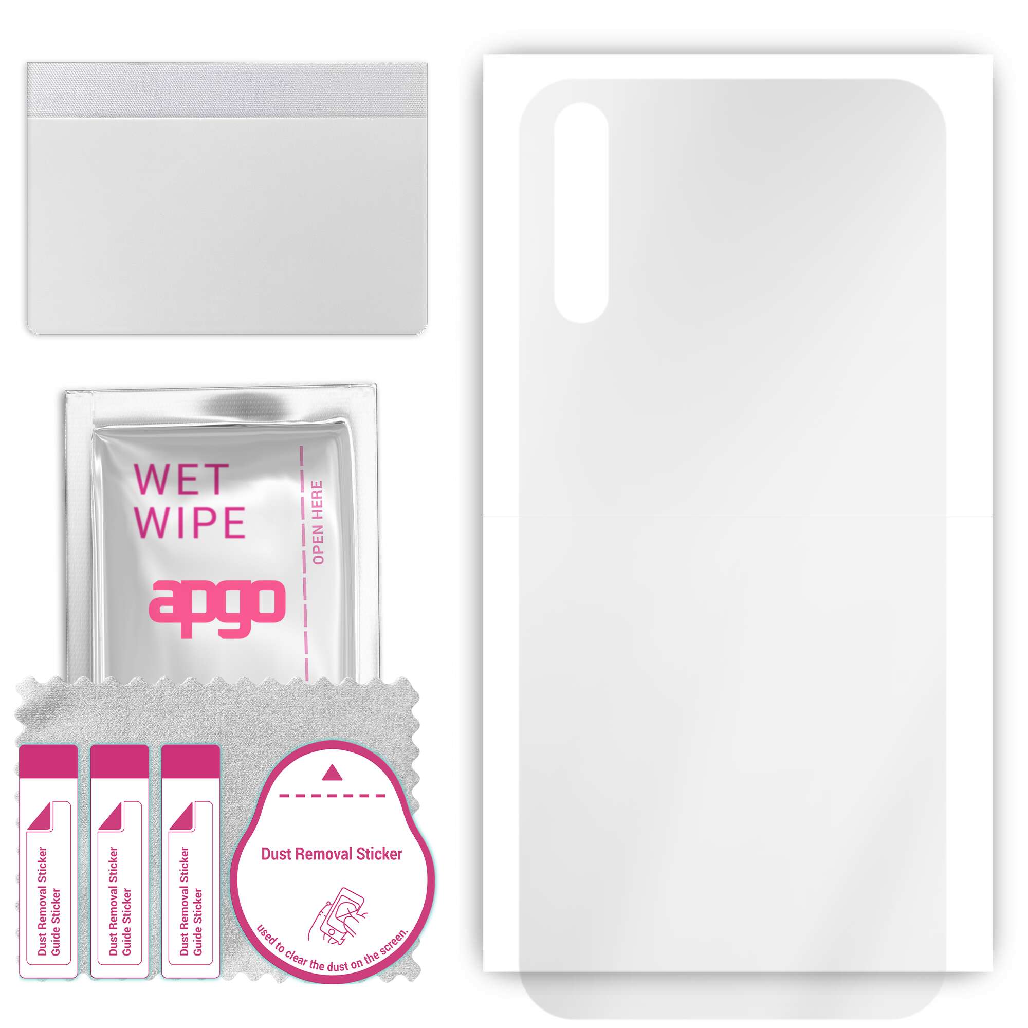 apgo Ultra Clear Protective Skin Sticker for the back compatible with Huawei Y8p, Wrap Film, Hydrogel Film, Flexible, Soft TPU with positioning layer
apgo Ultra Clear Protective Skin Sticker for the back compatible with Huawei Y8p, Wrap Film, Hydrogel Film, Flexible, Soft TPU with positioning layer