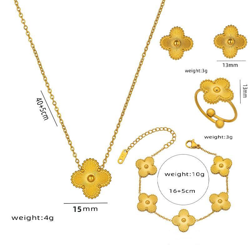 Браслет из титановой стали с перламутром в виде четырехлистного клевера, простой корейский стиль
Браслет из титановой стали с перламутром в виде четырехлистного клевера, простой корейский стиль