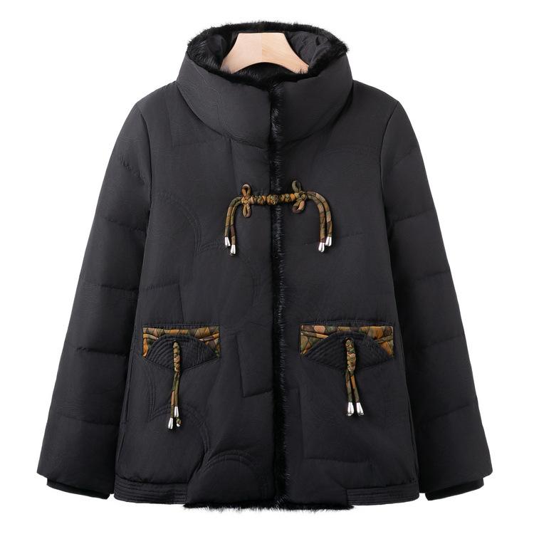 Зимняя мода для женщин среднего возраста Пуховик Женский среднего возраста и пожилой Мамы носят Толстый пуховик из белого утиного пуха Бабушка 5XL чёрный
Зимняя мода для женщин среднего возраста Пуховик Женский среднего возраста и пожилой Мамы носят Толстый пуховик из белого утиного пуха Бабушка 5XL чёрный