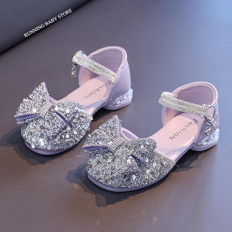 Girl s High Heels Rhinestone Princess Shoes Summer Little Girl Glitter Bow-knot Performance Dress Shoes for Evening Party I06018 26 фіолетовий
Girl s High Heels Rhinestone Princess Shoes Summer Little Girl Glitter Bow-knot Performance Dress Shoes for Evening Party I06018 26 фіолетовий