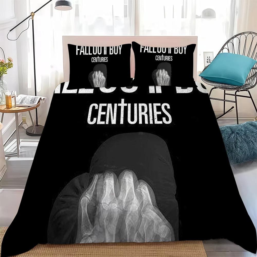3D Print F-Fall Out Boy Bedding Set Soft Comforter Cover With 1/2pcs Pillow Shams For Kids Adults Duvet Cover Microfiber 135x200cm
3D Print F-Fall Out Boy Bedding Set Soft Comforter Cover With 1/2pcs Pillow Shams For Kids Adults Duvet Cover Microfiber 135x200cm