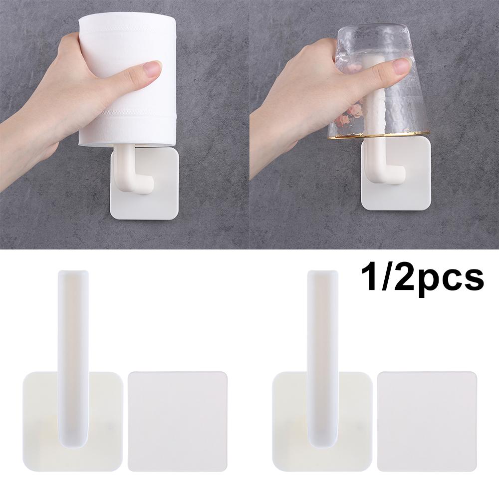 Self-adhesive Wall-Mounted Toilet Paper Holder Storage Racks Tissue Hanger Pot Lid Holder 2PCS
Self-adhesive Wall-Mounted Toilet Paper Holder Storage Racks Tissue Hanger Pot Lid Holder 2PCS