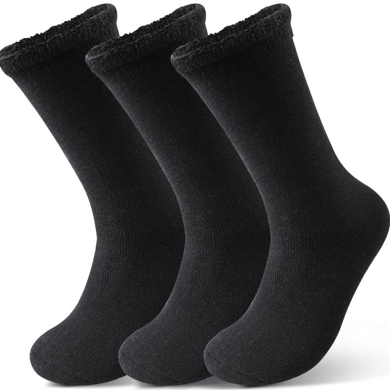 3 Pairs Winter Thick Men s Mid-Calf Socks Set Cozy Warm Thermal Socks for Cold Weather Soft Inner One Size
3 Pairs Winter Thick Men s Mid-Calf Socks Set Cozy Warm Thermal Socks for Cold Weather Soft Inner One Size