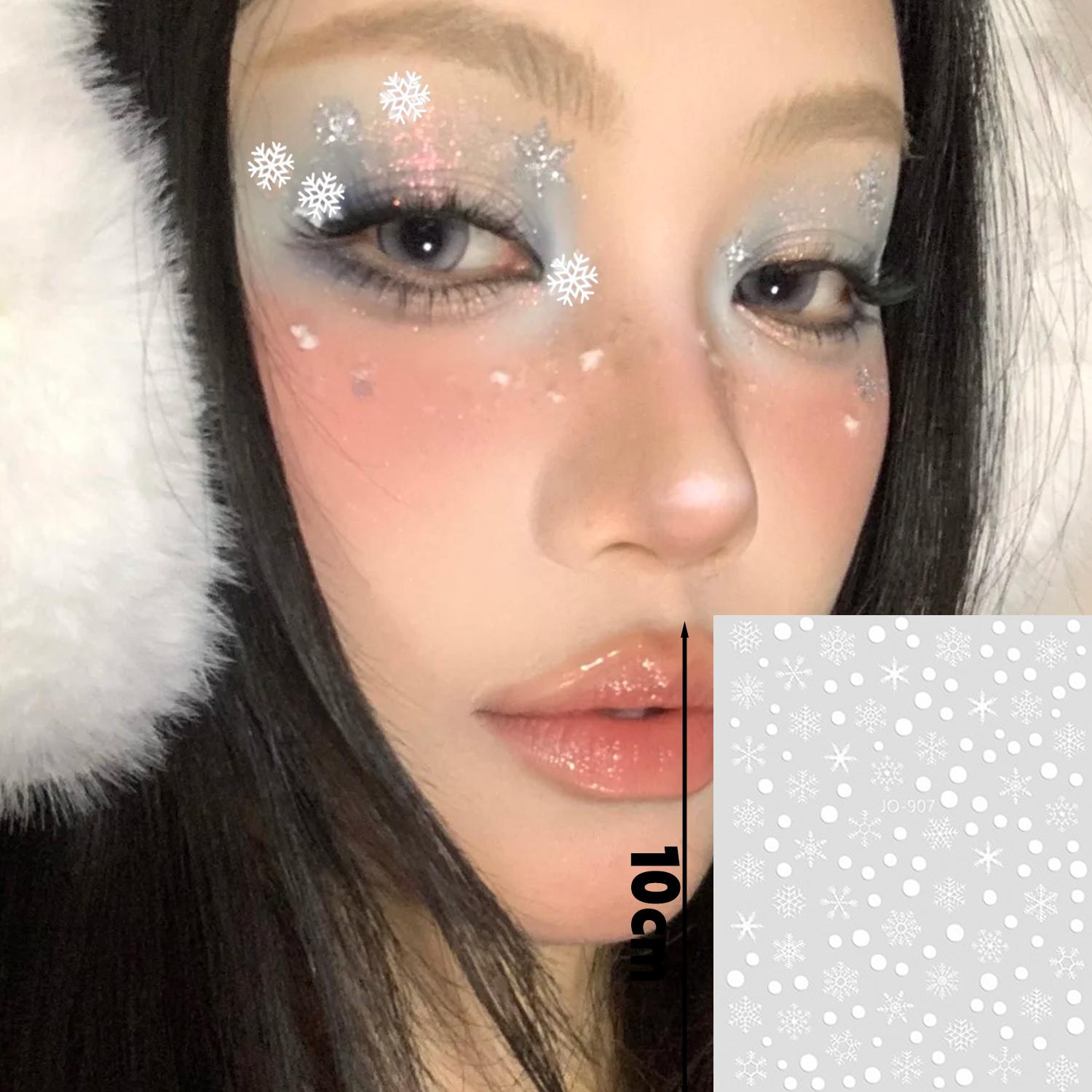White Snow Face Stickers DIY Temporary Tattoos Nail Jewelry Diamonds Decoration Christmas Snowflake Eye Body Art Make Up
White Snow Face Stickers DIY Temporary Tattoos Nail Jewelry Diamonds Decoration Christmas Snowflake Eye Body Art Make Up