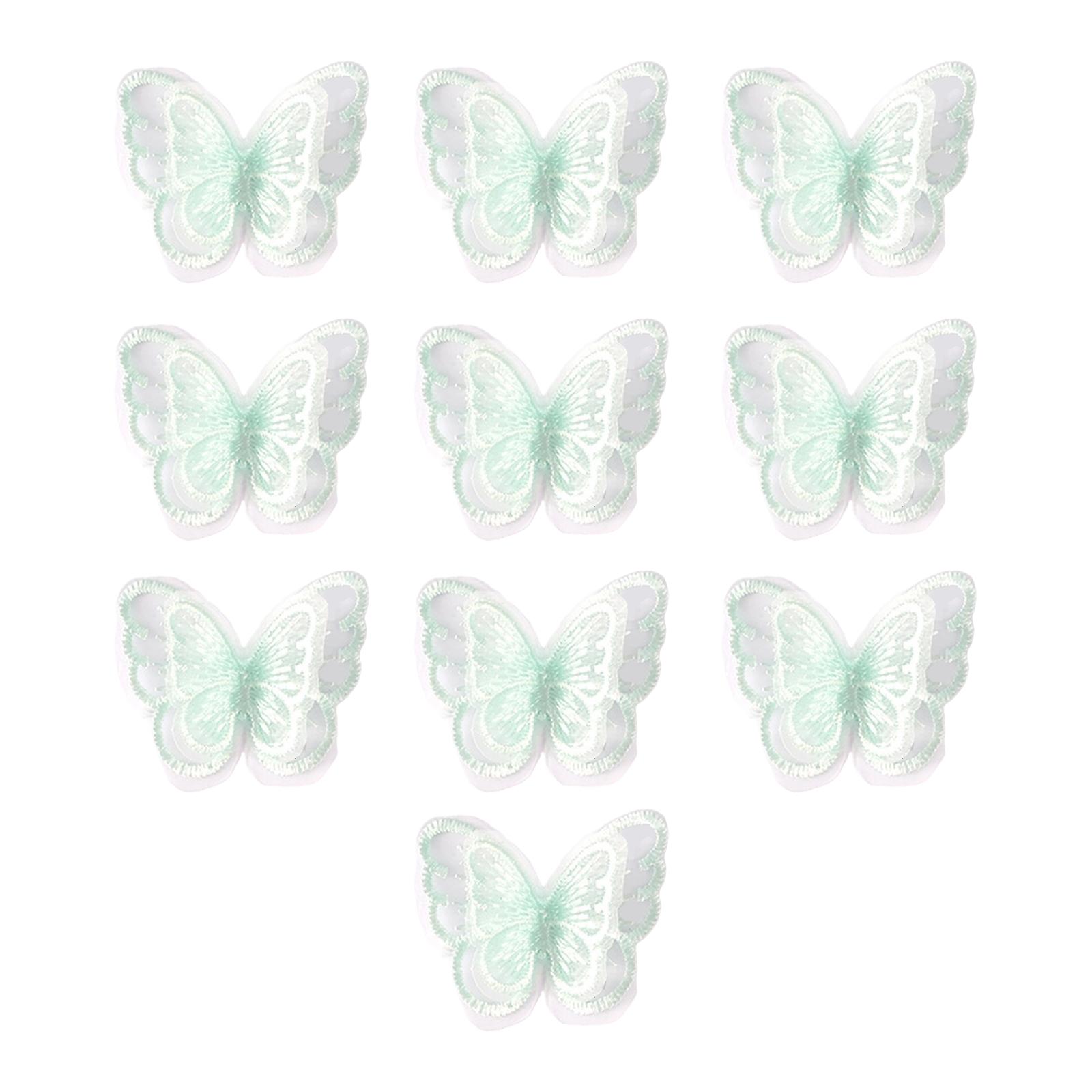10PCS Embroidery Butterfly Appliques Sew On Patches for Sewing Craft Wedding Dress Clothing Decoration Hair Accessories
10PCS Embroidery Butterfly Appliques Sew On Patches for Sewing Craft Wedding Dress Clothing Decoration Hair Accessories