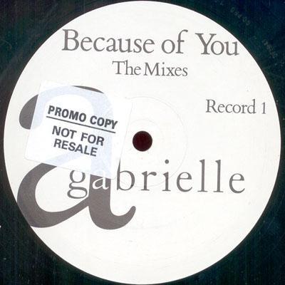 12inch Record GABRIELLE Because Of You The Mixes GOPRO109 Go Beat 1994 UK Dance Electronica Used
12inch Record GABRIELLE Because Of You The Mixes GOPRO109 Go Beat 1994 UK Dance Electronica Used