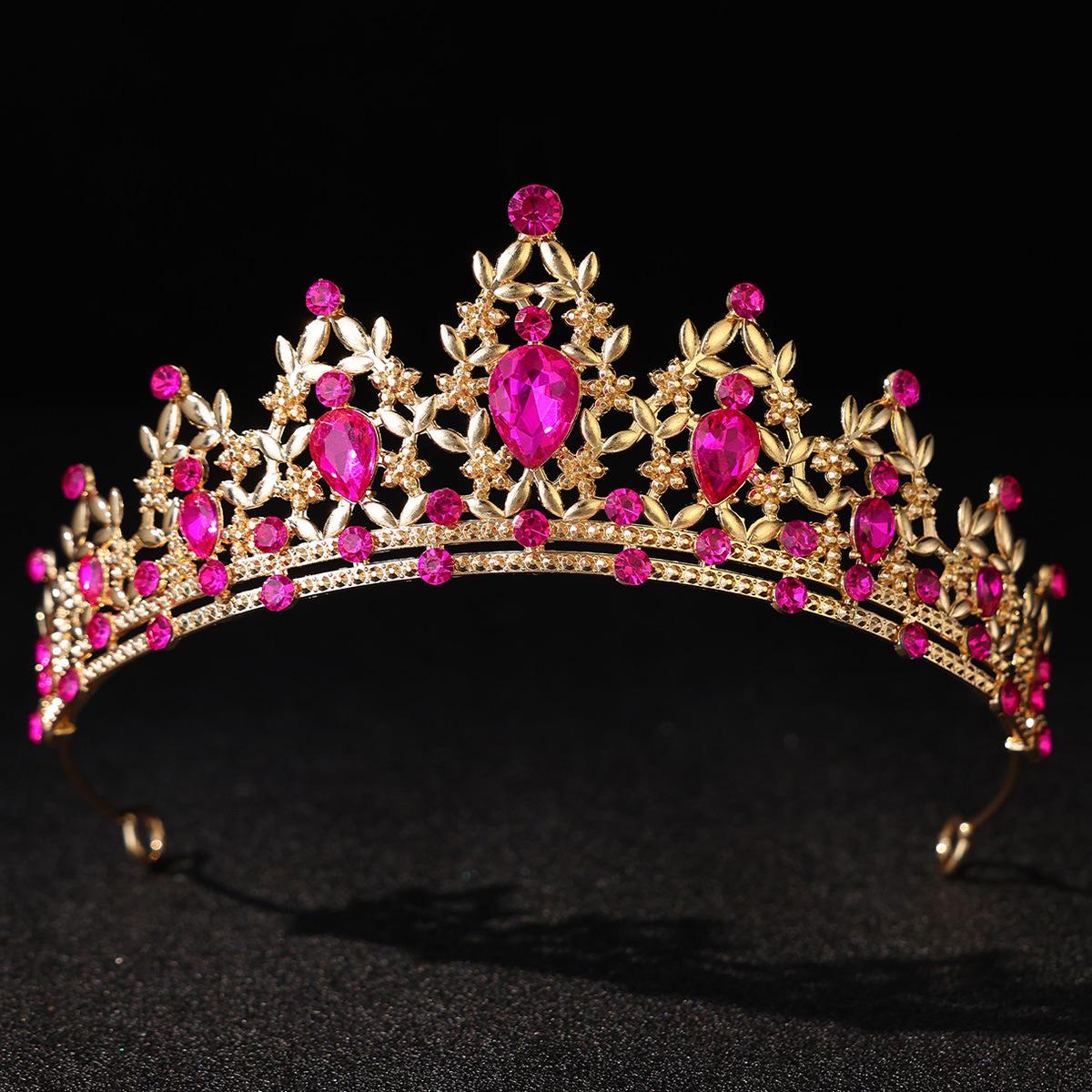 Europe, America, Crown Wedding Headwear Bridal Hair Accessories Wedding Crown Accessories Simple Rhinestone Headband Accessories 2026 14.5*5.5CM рожевий червоний колір
Europe, America, Crown Wedding Headwear Bridal Hair Accessories Wedding Crown Accessories Simple Rhinestone Headband Accessories 2026 14.5*5.5CM рожевий червоний колір