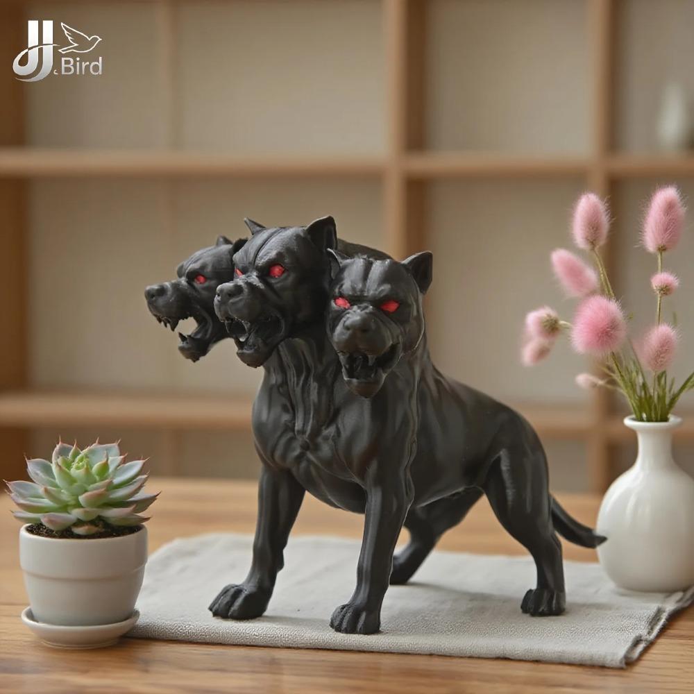 1Pcs Gothic three-headed dog statue ornaments, scary black design, Halloween Thanksgiving decorations, indoor/outdoor decoration
1Pcs Gothic three-headed dog statue ornaments, scary black design, Halloween Thanksgiving decorations, indoor/outdoor decoration