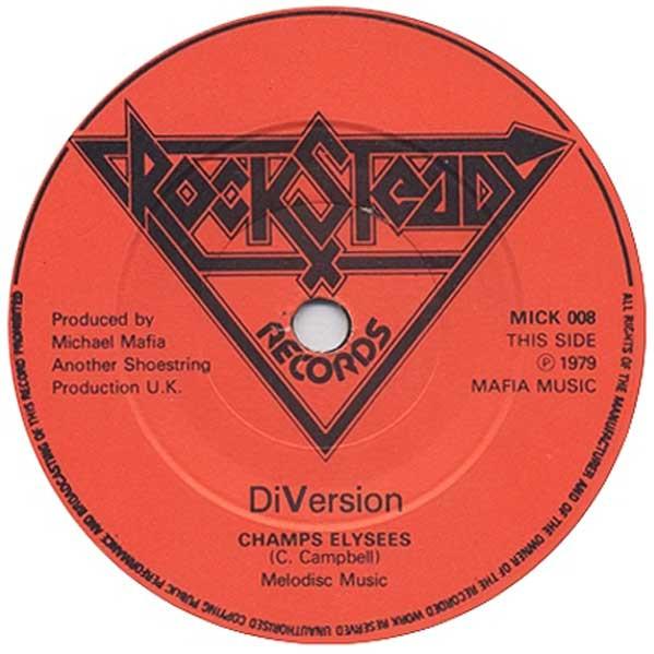 7inch Record DIVERSION Champs Elysees MICK008 Rock Steady Rec 1979 UK Reggae Ska Dub Used
7inch Record DIVERSION Champs Elysees MICK008 Rock Steady Rec 1979 UK Reggae Ska Dub Used