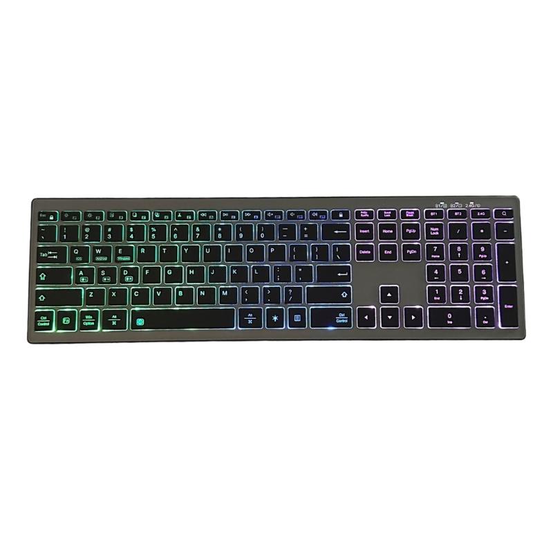 Rechargeable Bluetooth-compatible Keyboard 110Key Wide Compatibility Support 7 Color Backlit Quiet Typing 1
Rechargeable Bluetooth-compatible Keyboard 110Key Wide Compatibility Support 7 Color Backlit Quiet Typing 1