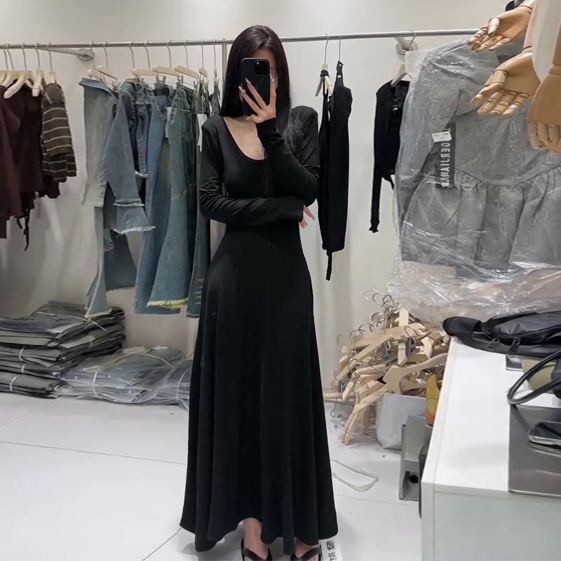 2023 Elegant High-Waisted Long-Sleeved Autumn Dress for Women, Slimming Design Extra Large чёрный
2023 Elegant High-Waisted Long-Sleeved Autumn Dress for Women, Slimming Design Extra Large чёрный