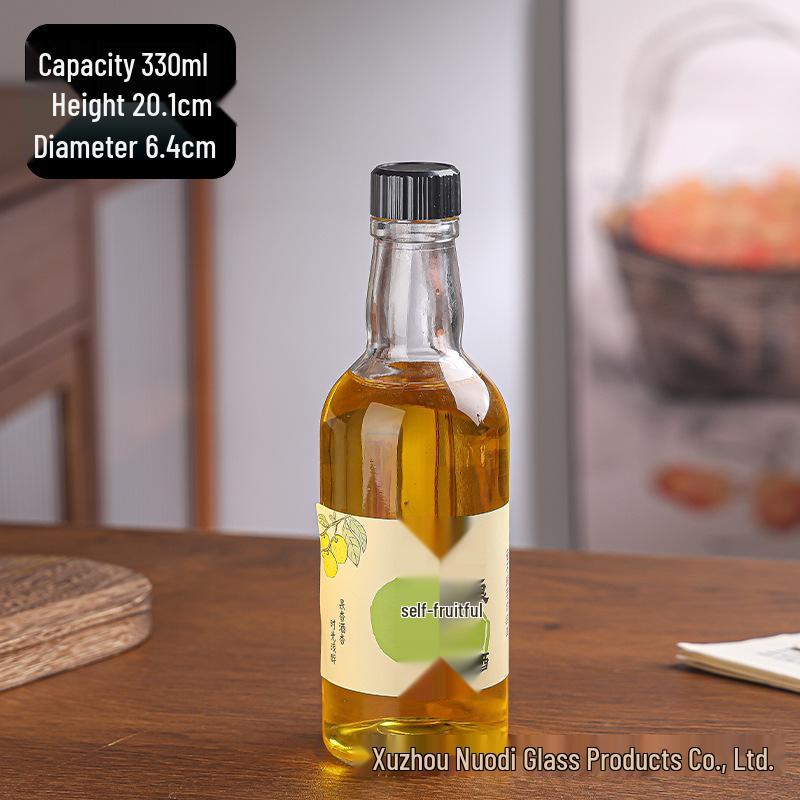 Glass Plum Wine Bottle with Screw Cap for Home Brewing and Spirits
Glass Plum Wine Bottle with Screw Cap for Home Brewing and Spirits