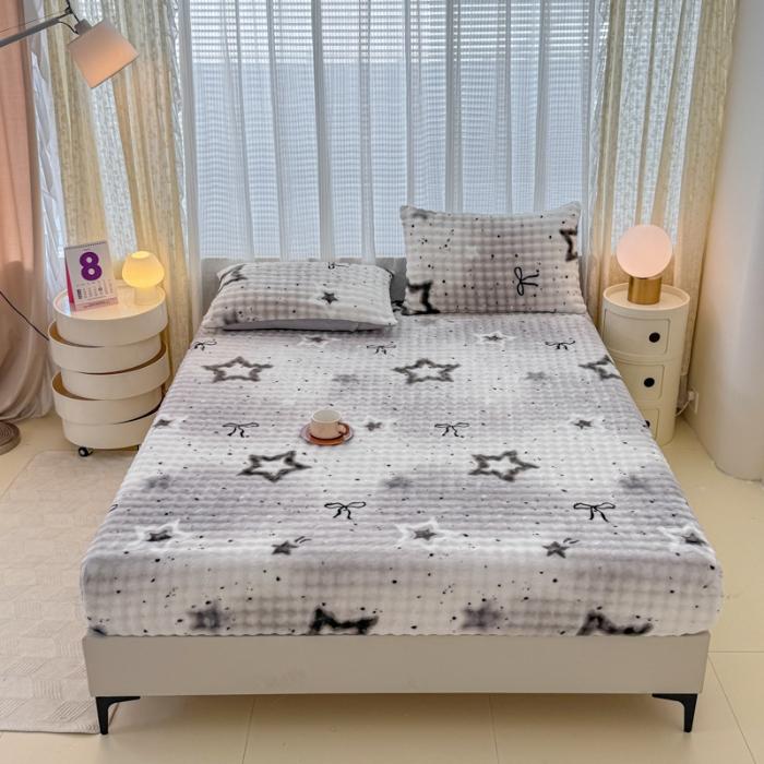 autumn and winter new printed big bubble milk fleece fitted sheet three-piece set rabbit fleece mattress protective cover 120x200cm 3pcs
autumn and winter new printed big bubble milk fleece fitted sheet three-piece set rabbit fleece mattress protective cover 120x200cm 3pcs