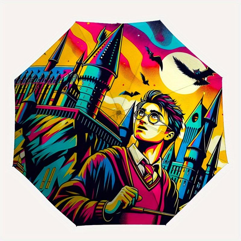 1pc Hogwarts Wizard Harry Potter Windproof Automatic Umbrella, Portable Folding design, Lightweight for Women/Men274
1pc Hogwarts Wizard Harry Potter Windproof Automatic Umbrella, Portable Folding design, Lightweight for Women/Men274