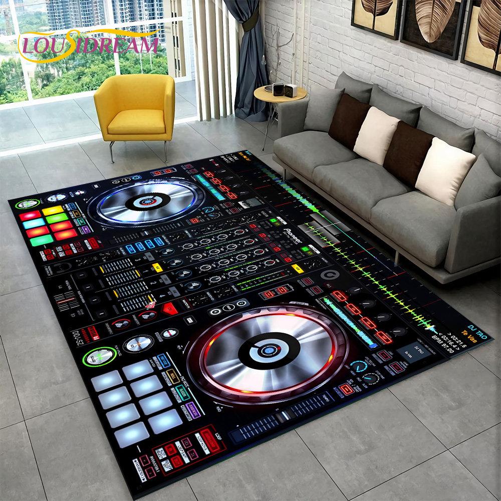 3D DJ Music Screen Клавіатура Килимок, Килимок для вітальні Спальня Диван Придверний килимок Декор коридору, спортивна йога Нековзкий килимок 230x160cm(90x62in)
3D DJ Music Screen Клавіатура Килимок, Килимок для вітальні Спальня Диван Придверний килимок Декор коридору, спортивна йога Нековзкий килимок 230x160cm(90x62in)