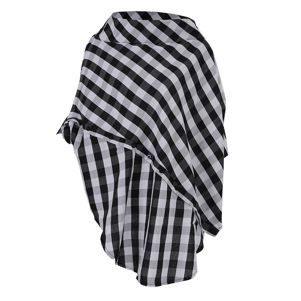 Весна 2024 Полоска и Клетка Черно-белая Свободная Женская Повседневная Рубашка One Size чёрный
Весна 2024 Полоска и Клетка Черно-белая Свободная Женская Повседневная Рубашка One Size чёрный