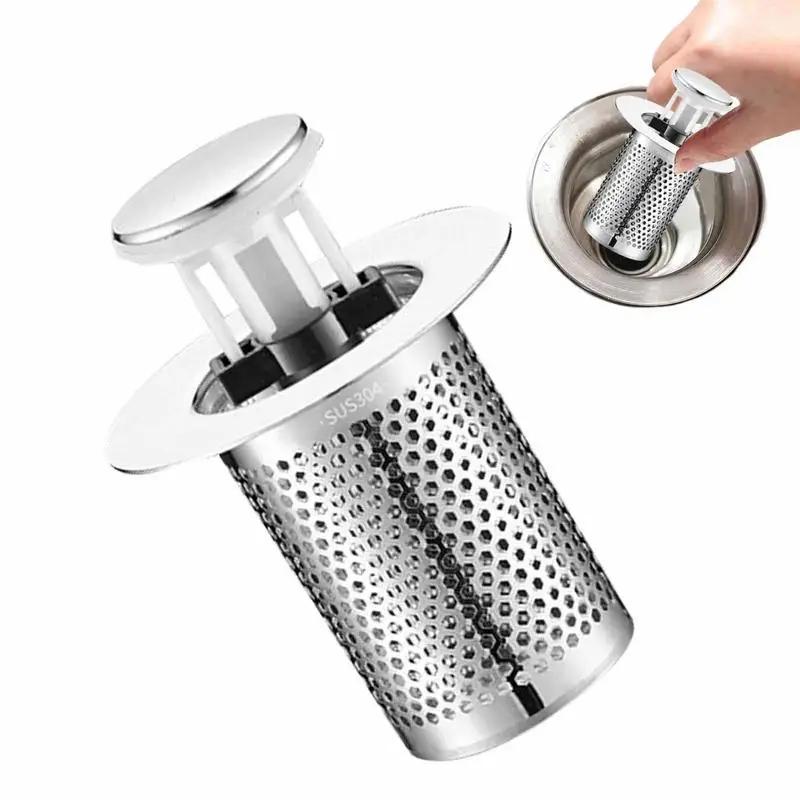 304 material kitchen sink filter with recessed handle for kitchen sink drainage to prevent clogging and filter residues
304 material kitchen sink filter with recessed handle for kitchen sink drainage to prevent clogging and filter residues