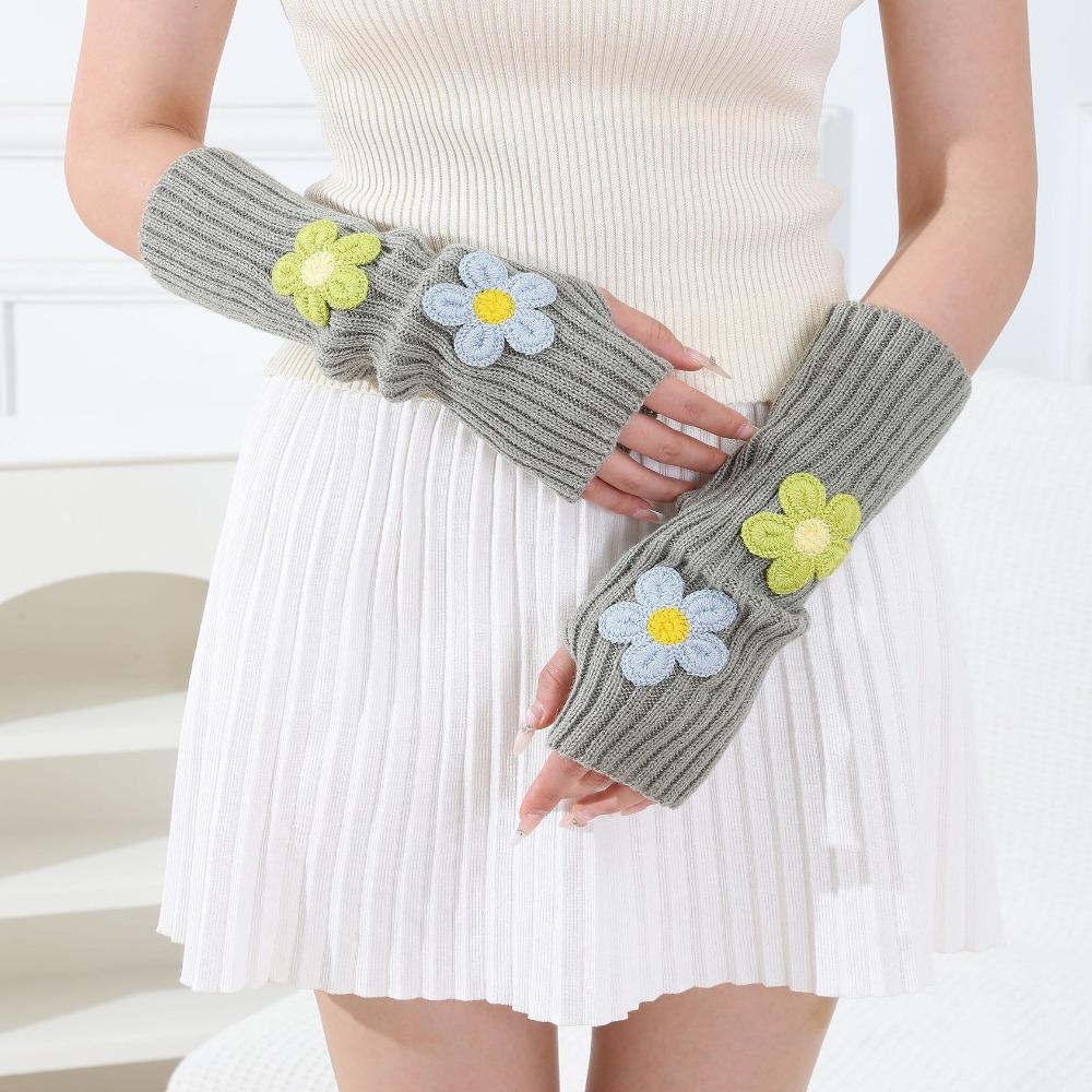 1 Pair Knitted Long Fingerless Gloves with Flowers Pattern Winter Mitten Gloves for Women сірий
1 Pair Knitted Long Fingerless Gloves with Flowers Pattern Winter Mitten Gloves for Women сірий