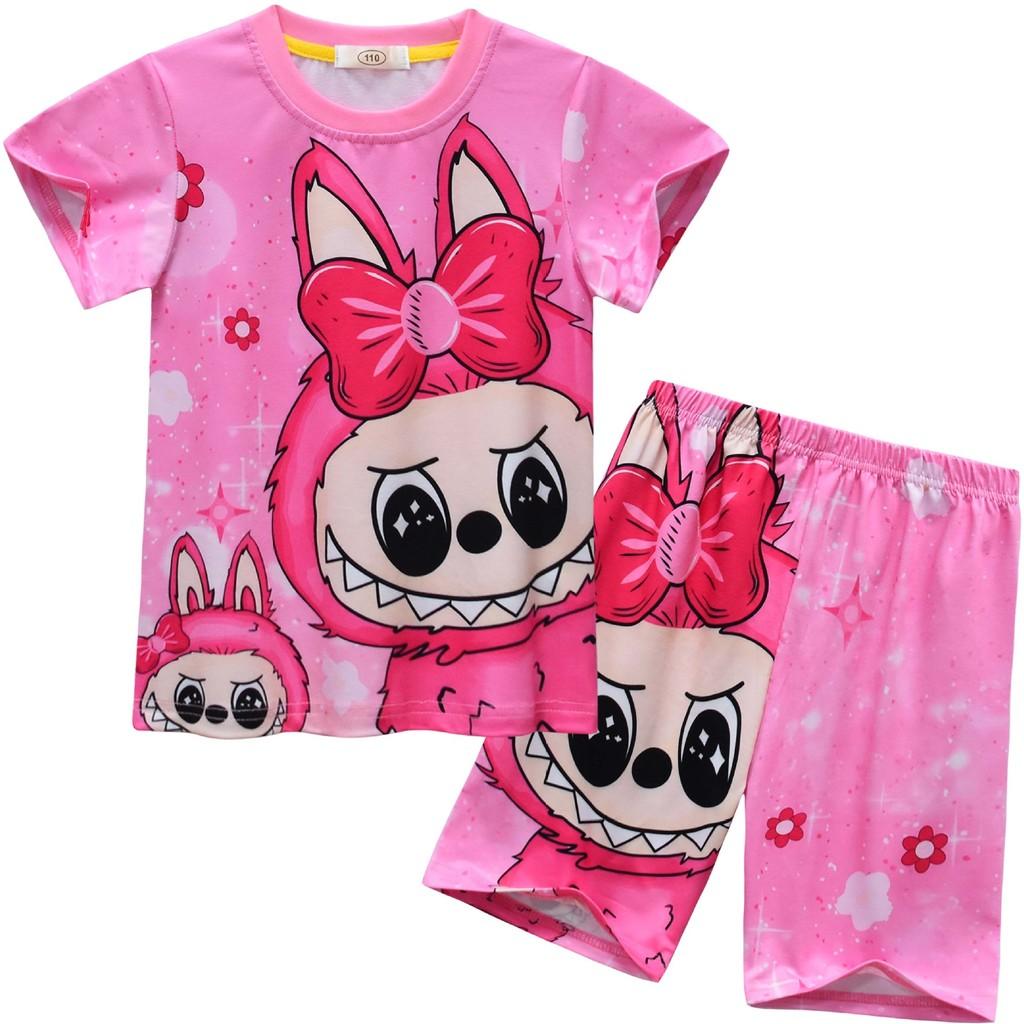 Kids Boys Girls Anime Cartoon Labubu Print Casual Short Sleeves T-shirt Shorts Clothes Set 130cm рожевий червоний колір
Kids Boys Girls Anime Cartoon Labubu Print Casual Short Sleeves T-shirt Shorts Clothes Set 130cm рожевий червоний колір