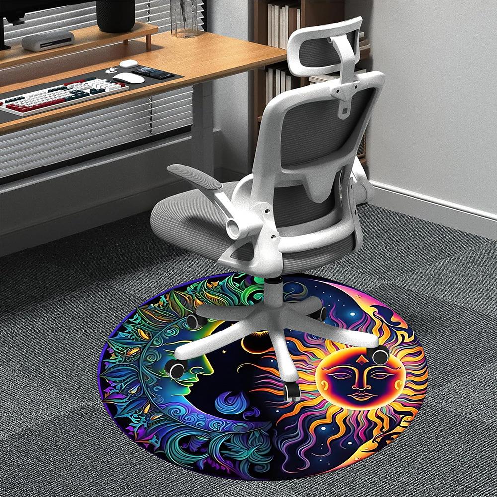 1pc Sun MoonChair Carpet for Office, Indoor Non-Slip Washable Polyester Fiber Carpet, Mat For Office, Machine Washable 80cm
1pc Sun MoonChair Carpet for Office, Indoor Non-Slip Washable Polyester Fiber Carpet, Mat For Office, Machine Washable 80cm