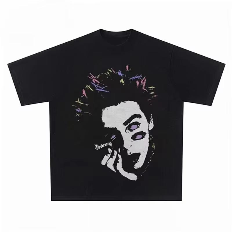 Street Loose and Versatile Short Sleeved T-shirt with Loose Style and Portrait Pattern Printed Harajuku Short Sleeved T-shirt XXXXL
Street Loose and Versatile Short Sleeved T-shirt with Loose Style and Portrait Pattern Printed Harajuku Short Sleeved T-shirt XXXXL
