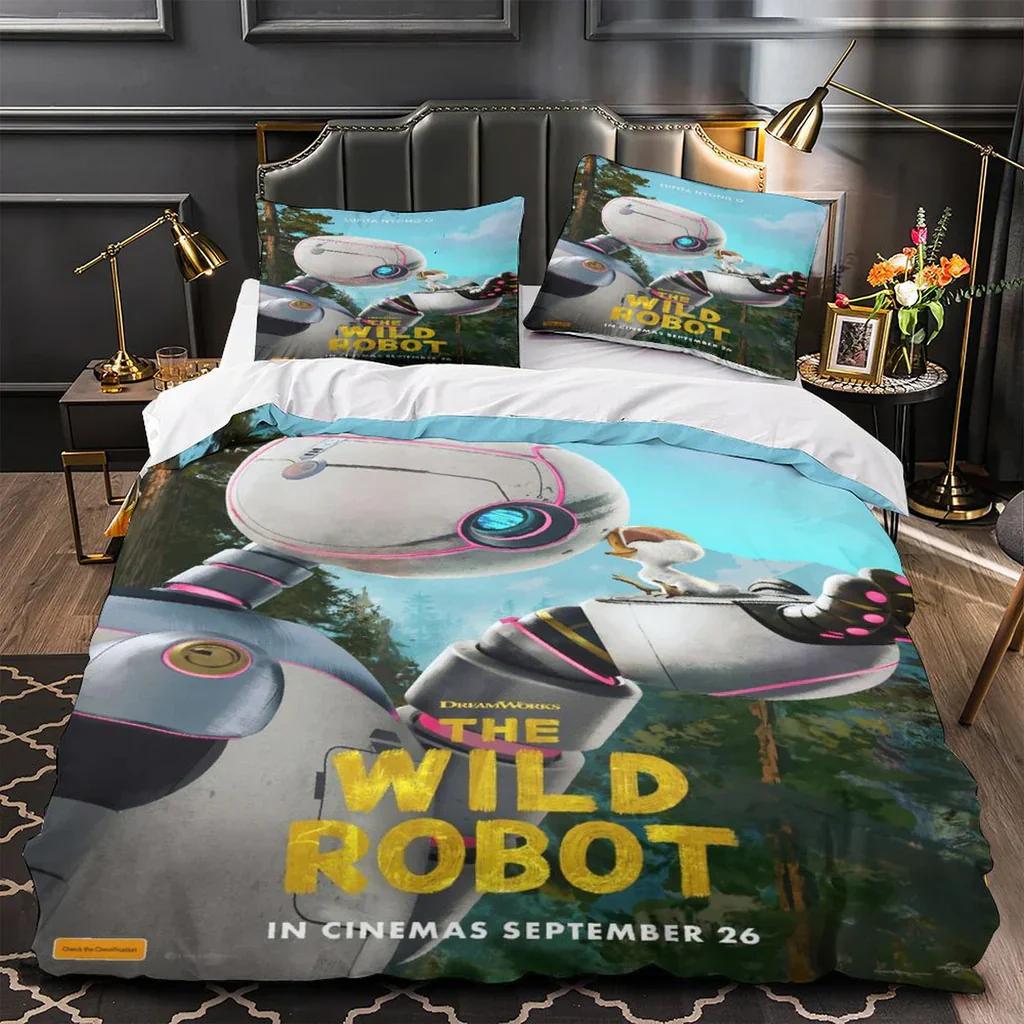 Cartoon The Wild Robot 3D Printed Duvet Case Pillowcase Bedding Set Twin Full Queen King Size For Bedroom Decor EU Single(135*200cm)3pcs
Cartoon The Wild Robot 3D Printed Duvet Case Pillowcase Bedding Set Twin Full Queen King Size For Bedroom Decor EU Single(135*200cm)3pcs