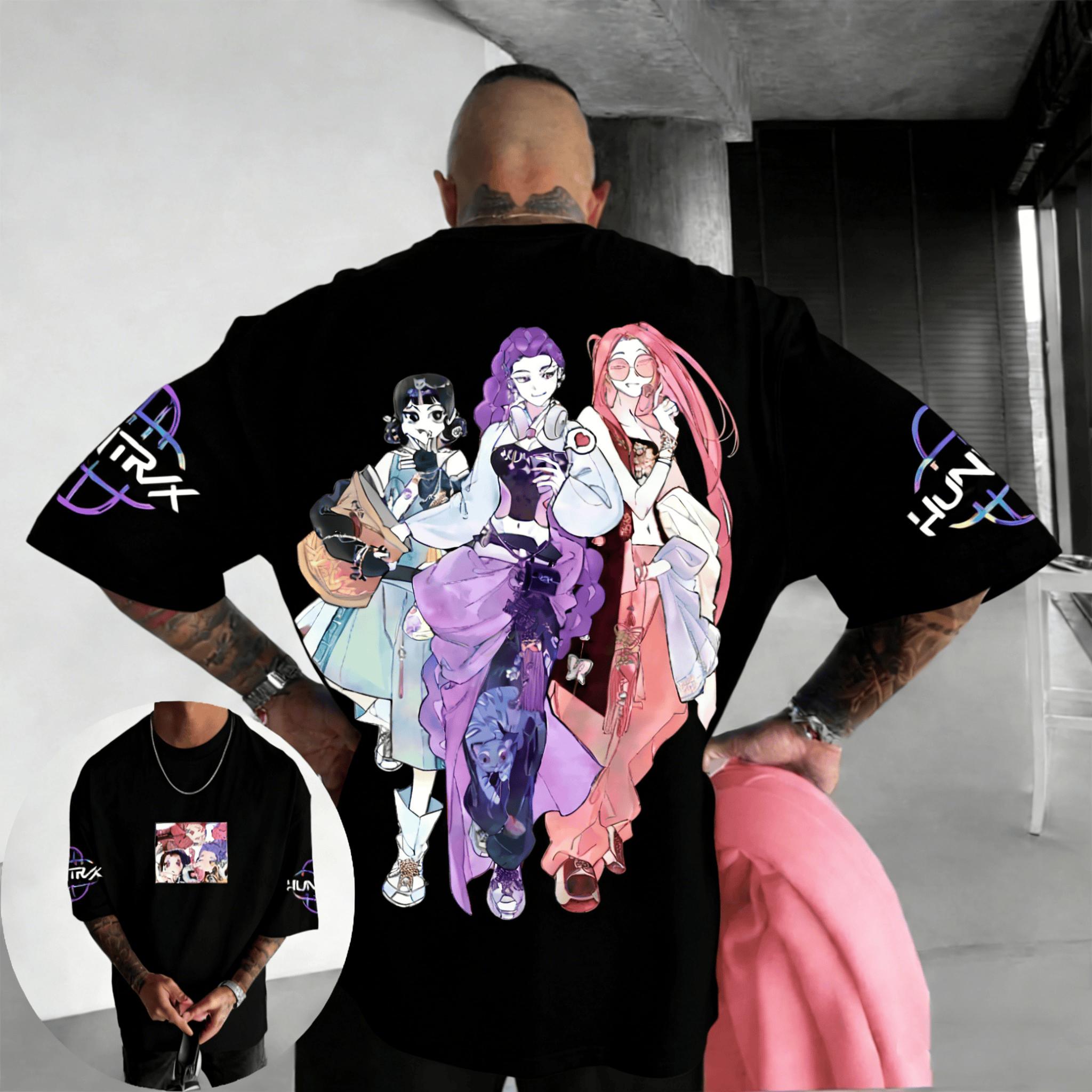 KPop Devil Hunter Tshirt Rumi Zoey Mira Anime Tshirt 2026 Summer Mens Womens Luxury Fashion Pure Cotton Oversized Tshirt 4XL
KPop Devil Hunter Tshirt Rumi Zoey Mira Anime Tshirt 2026 Summer Mens Womens Luxury Fashion Pure Cotton Oversized Tshirt 4XL