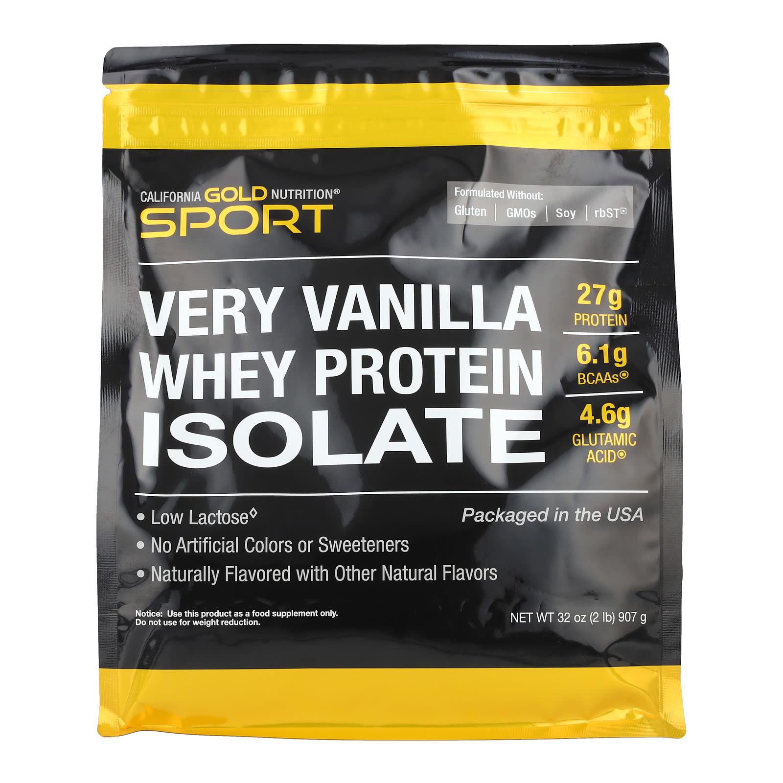 California Gold Nutrition, Sports, Whey Protein Isolate, Berry Vanilla Flavor, 2 lb (907 g)
California Gold Nutrition, Sports, Whey Protein Isolate, Berry Vanilla Flavor, 2 lb (907 g)