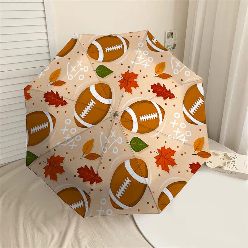 1PC Football Leaves Umbrella-8-Rib Reinforced, Automatic Open, Lightweight & Durable, Fashion Accessory for Outdoor-D357
1PC Football Leaves Umbrella-8-Rib Reinforced, Automatic Open, Lightweight & Durable, Fashion Accessory for Outdoor-D357