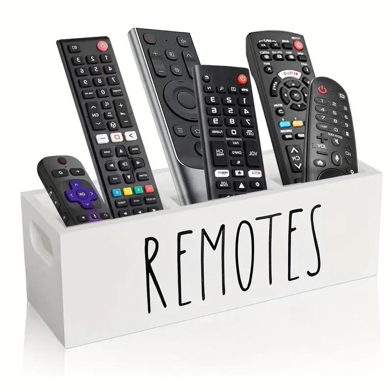 Remote Control Holder Farmhouse Remote Storage Caddy Bedside TV Controller Box Wood Media Organizer Tray for Home Bedroom Table
Remote Control Holder Farmhouse Remote Storage Caddy Bedside TV Controller Box Wood Media Organizer Tray for Home Bedroom Table