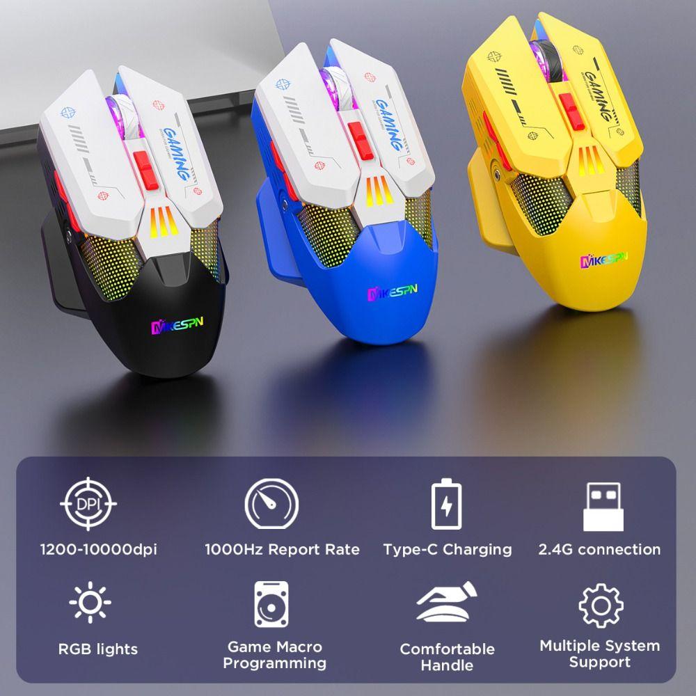 ABS Dual Mode Gaming Mouse Wired Wireless RGB Backlit Gamer Mouse Computer Peripherals синий
ABS Dual Mode Gaming Mouse Wired Wireless RGB Backlit Gamer Mouse Computer Peripherals синий