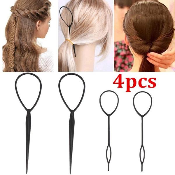 2/4 шт., пластиковая петля для создания хвоста, популярные инструменты для укладки волос, черный зажим для хвоста, устройство для плетения кос
2/4 шт., пластиковая петля для создания хвоста, популярные инструменты для укладки волос, черный зажим для хвоста, устройство для плетения кос