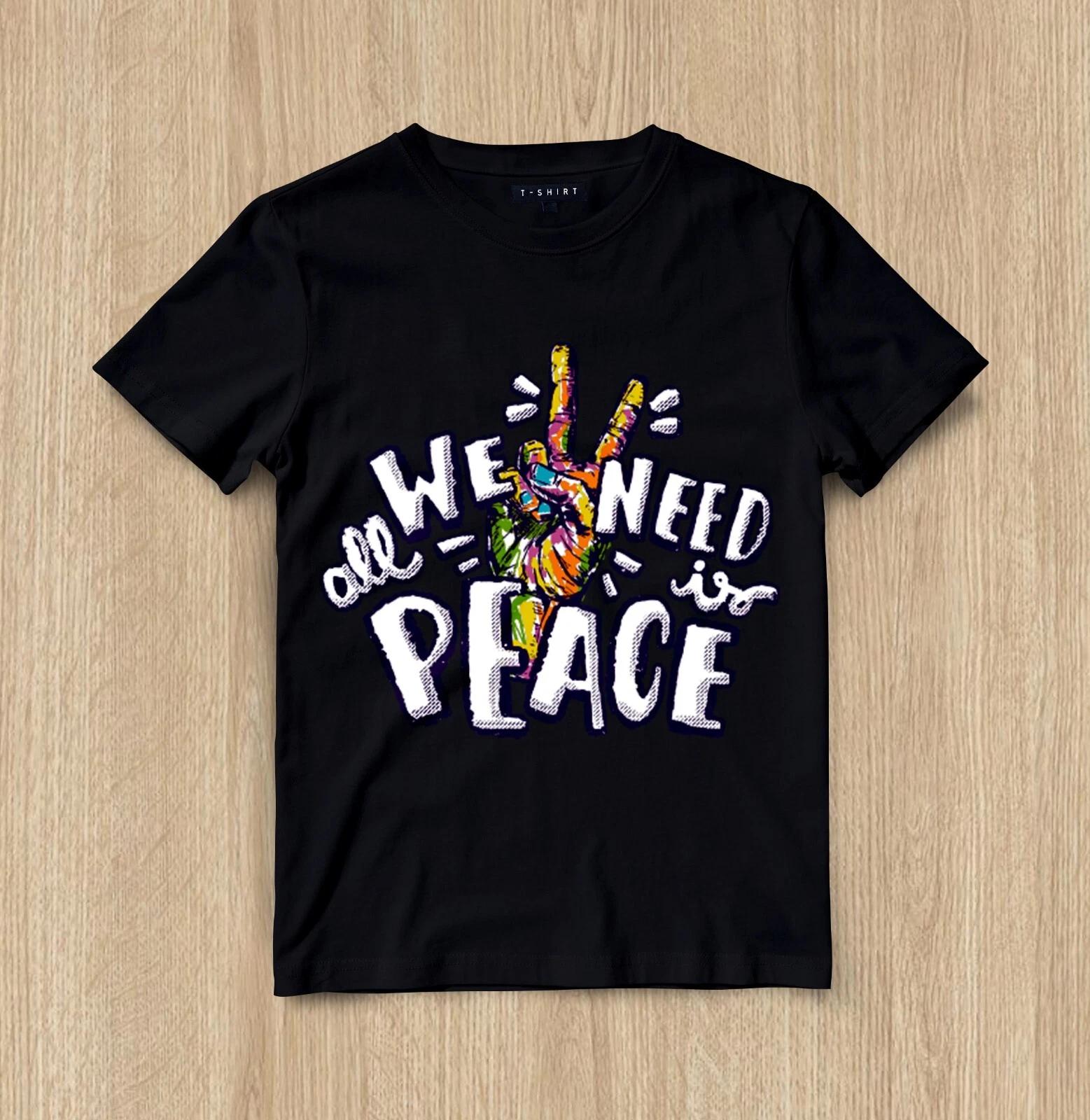 Custom Peaceful World Graphic T-shirt Design Unisex Jersey Short Sleeve Tee 4XL
Custom Peaceful World Graphic T-shirt Design Unisex Jersey Short Sleeve Tee 4XL