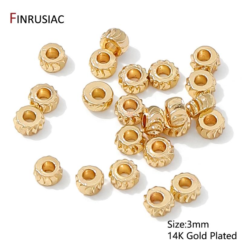 14K Gold Plated Brass Round Corrugated Spacer Beads,Separator Beads,Flat Loose Beads For DIY Bracelet Necklace Making Supplies 30 pieces
14K Gold Plated Brass Round Corrugated Spacer Beads,Separator Beads,Flat Loose Beads For DIY Bracelet Necklace Making Supplies 30 pieces