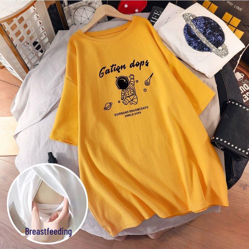 Корейский стиль, большой размер, футболка для беременных и кормящих мам – Свободный крой, летний топ средней длины 3XL
Корейский стиль, большой размер, футболка для беременных и кормящих мам – Свободный крой, летний топ средней длины 3XL